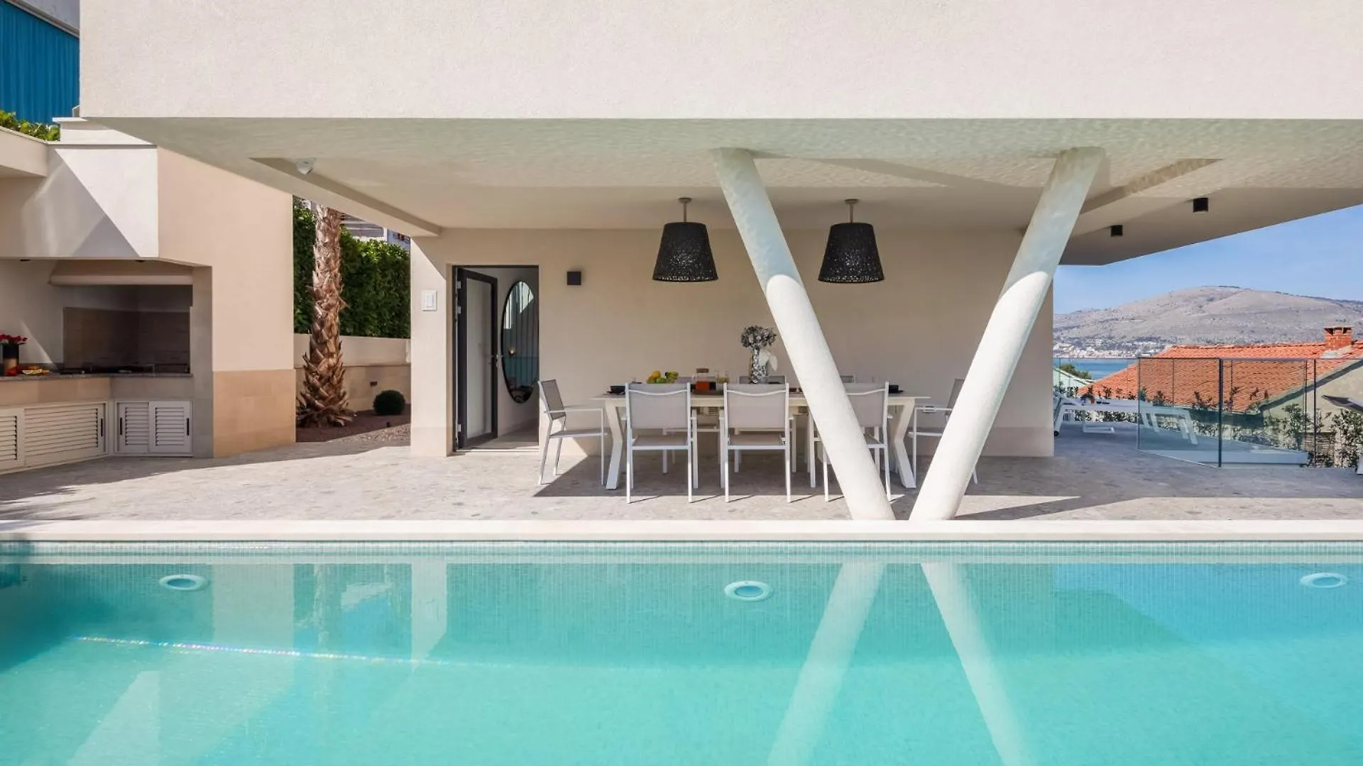 Luxury Villa Glass With Pool Trogir