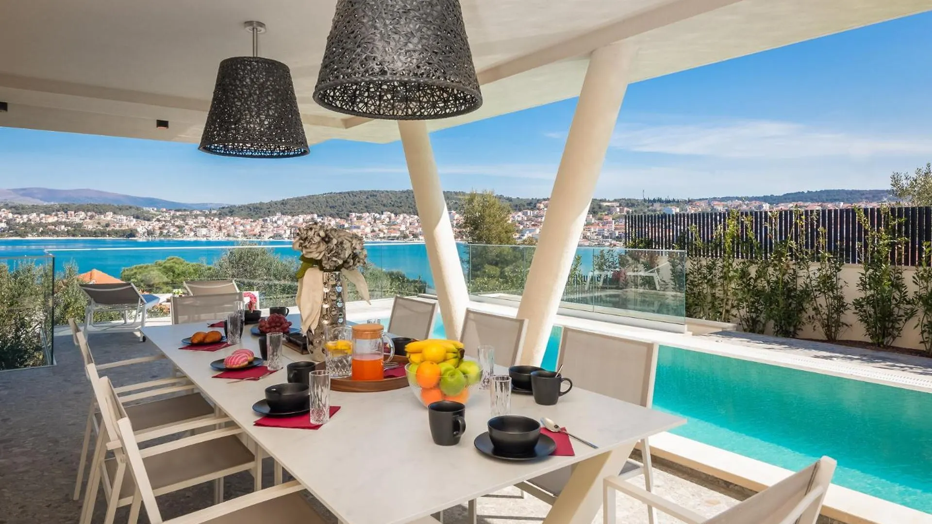 Luxury Villa Glass With Pool Trogir
